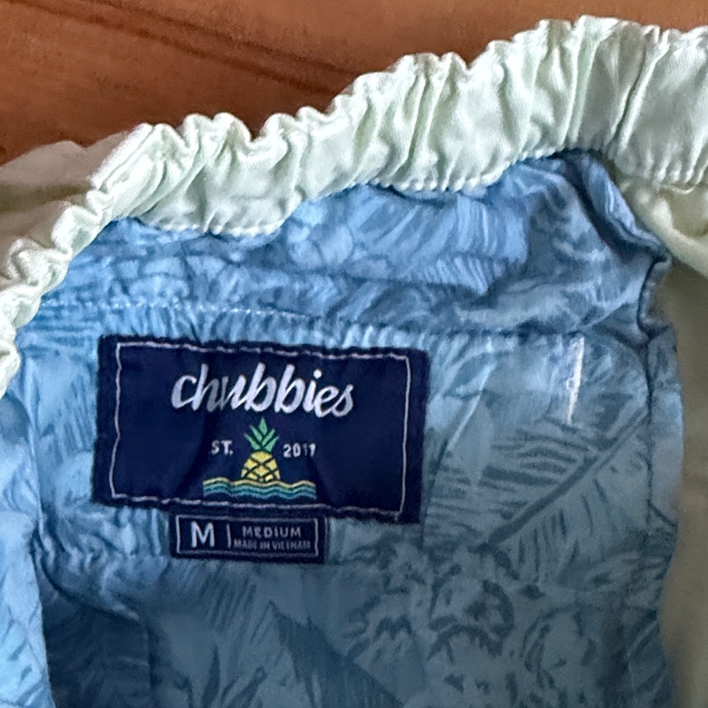 Chubbies Mint Green Casual Shorts - Picture 4 of 5